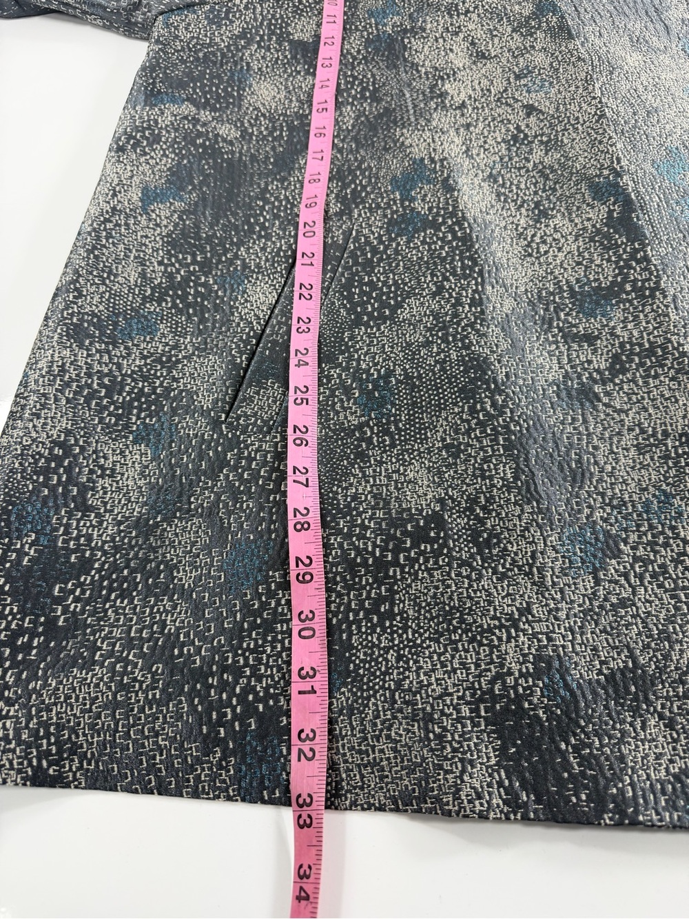 Eileen Fisher Silk Blend Jacket Women’s Large Gray Textured Short Sleeve - Picture 5 of 6